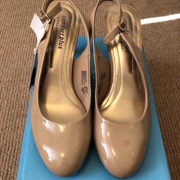comfort plus nude heels